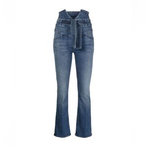 Mother high rise tie jeans